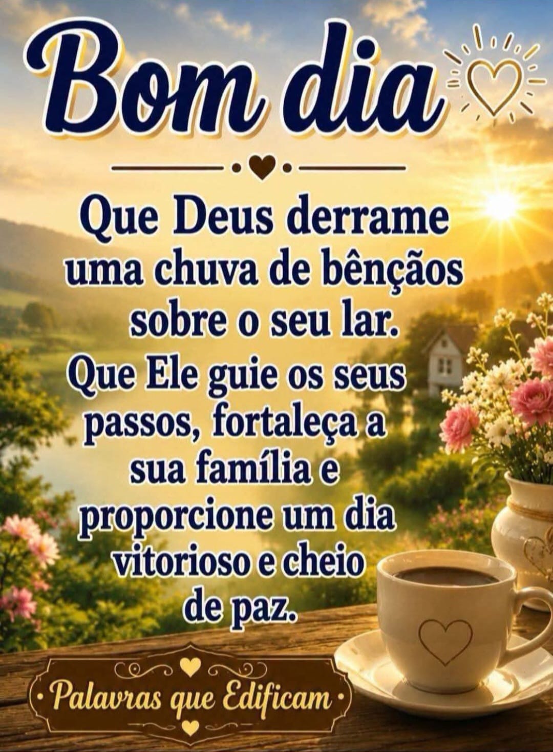 Cartão de Bom Dia